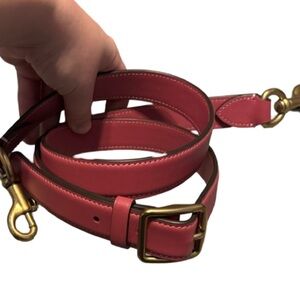 Coach Pink Leather Strap